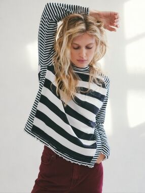 Free People We The Free Punk Playful Tee Size S